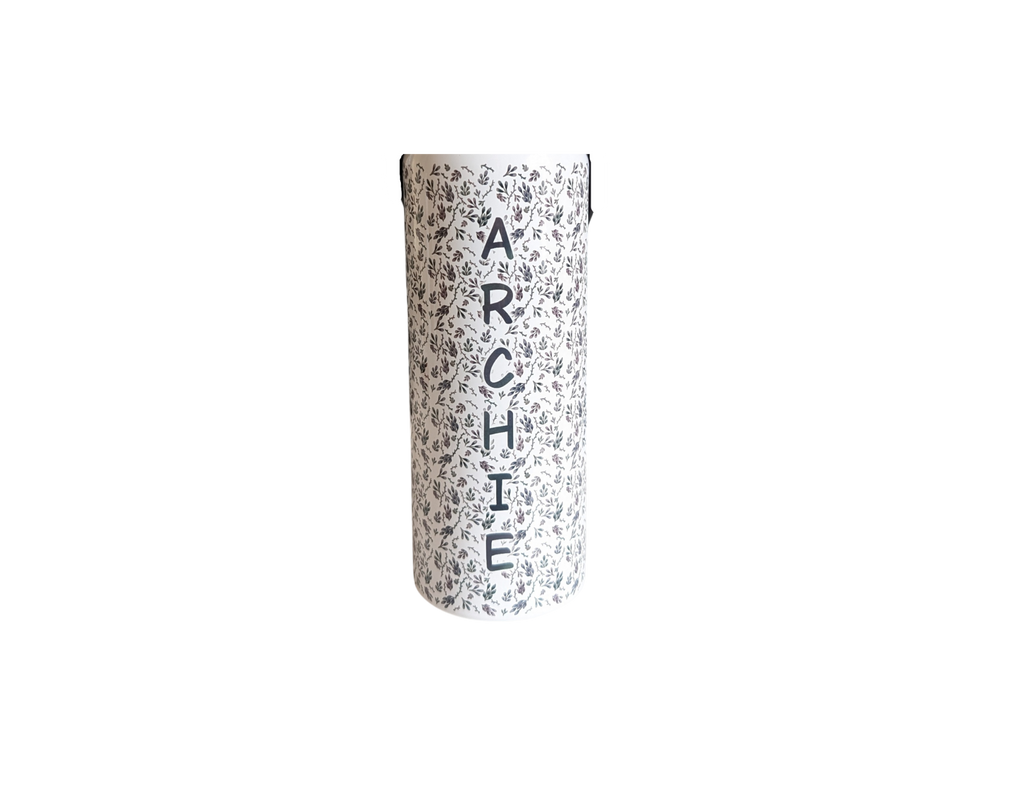 Aluminium Vattenflaska 400ml, 600ml, 750ml - Anpassningsbar - Akvarelllöv