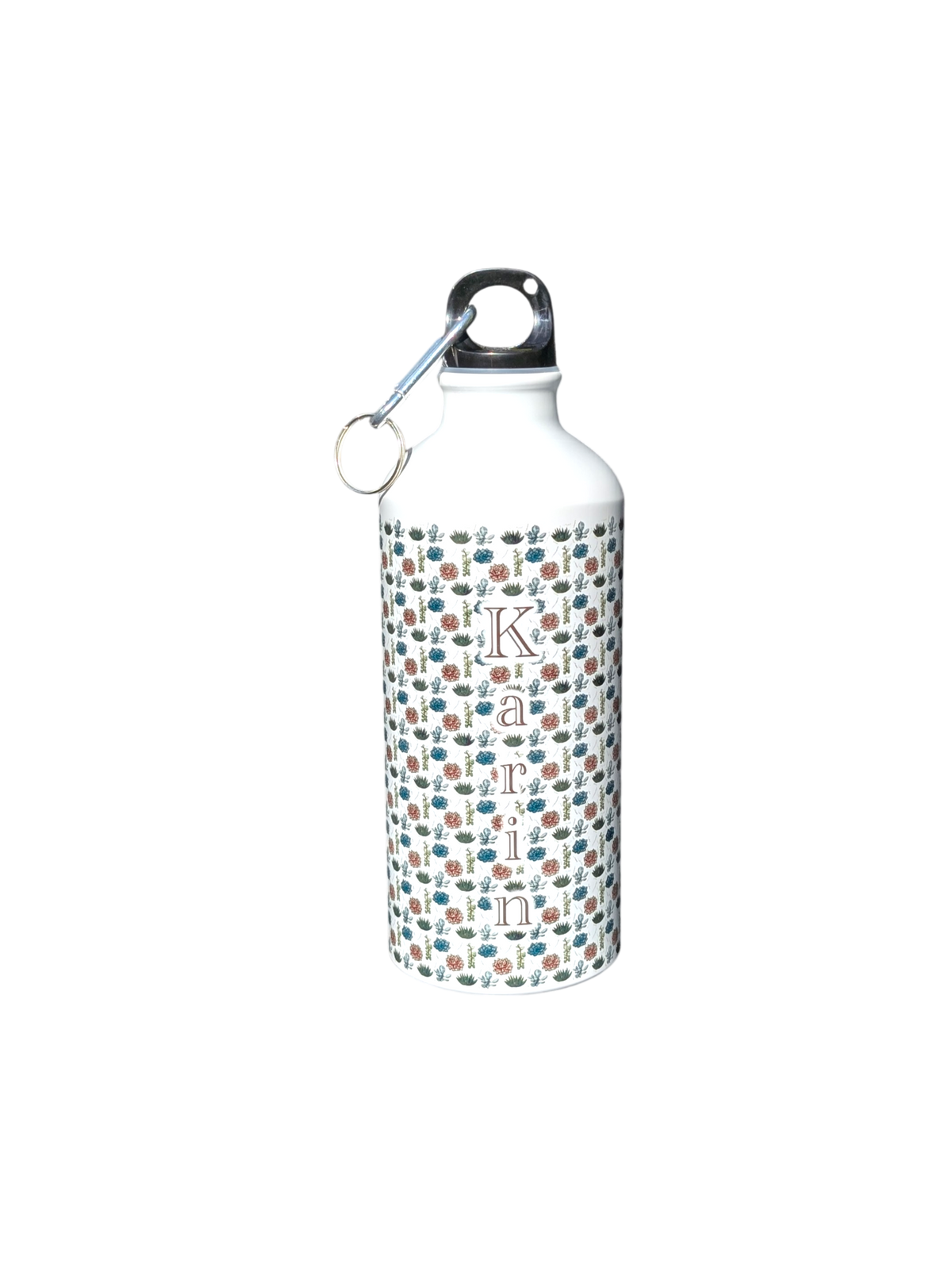 Aluminium Vattenflaska 400ml, 600ml, 750ml - Anpassningsbar - Suckulenter
