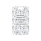 Anpassningsbar Aluminium Bagagetag - Akvarelllöv