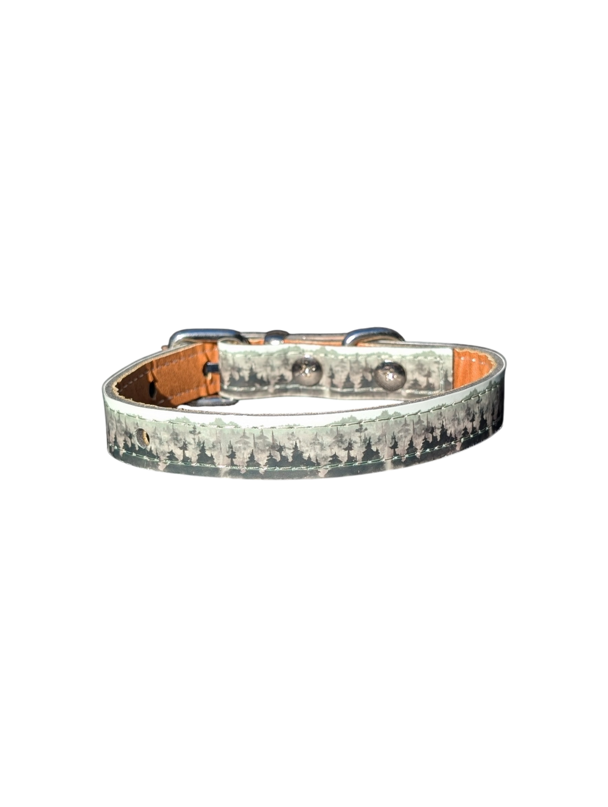 Hundhalsband  - XS, S, M - Foggy Forest