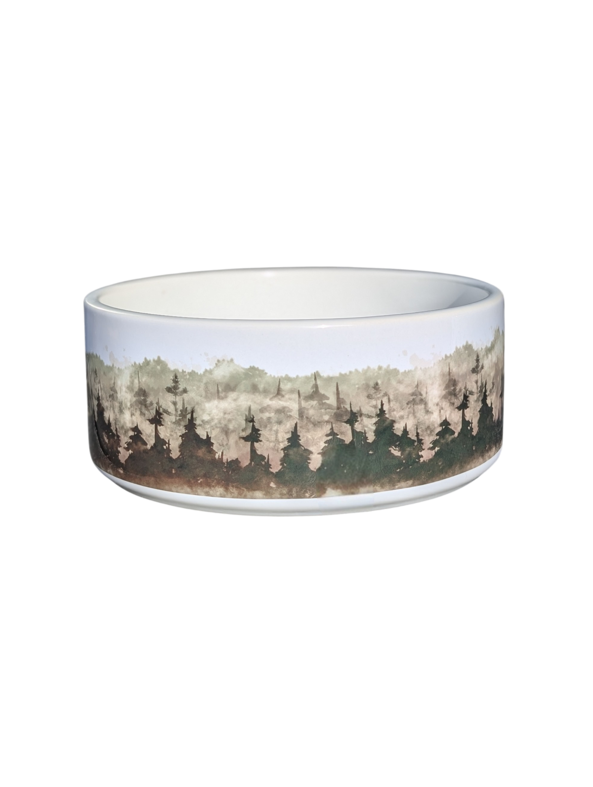 Hund / Kattskål Anpassningsbar - Foggy Forest