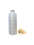 Vattenflaskor i Frostat Glas 750 ml - Akvarelllöv