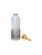 Vattenflaskor i Frostat Glas 750 ml - Foggy Forest
