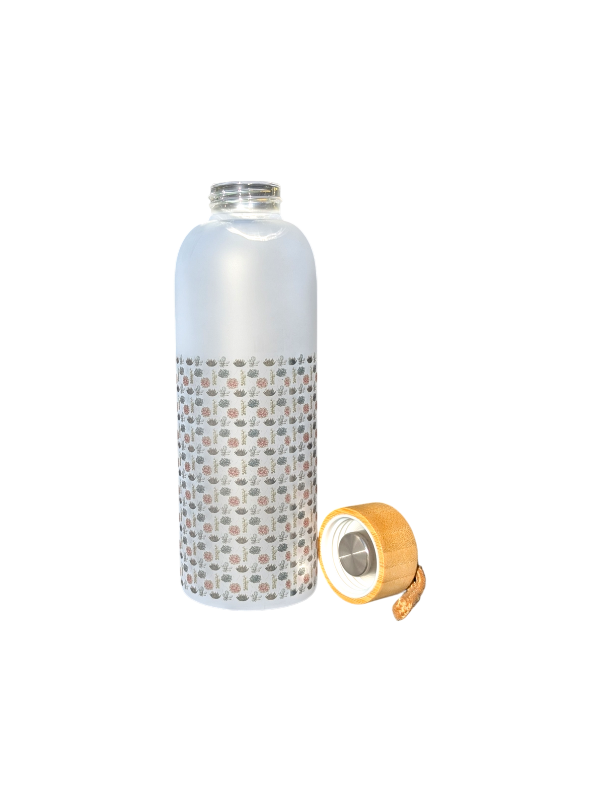 Vattenflaskor i Frostat Glas 750 ml - Suckulenter