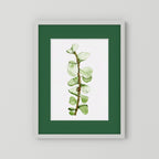 Watercolor Tall Succulent