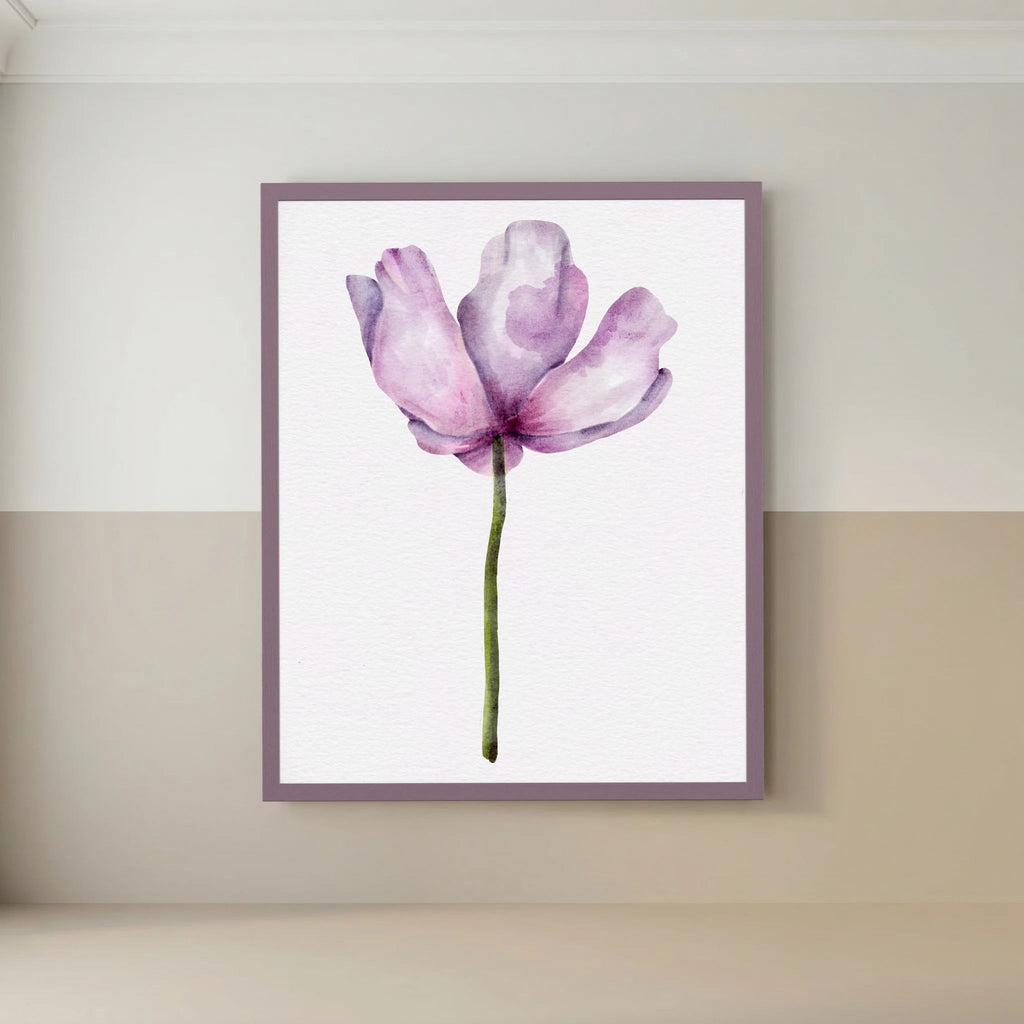 Watercolor Anemone 