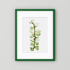 Watercolor Tall Succulent