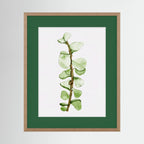 Watercolor Tall Succulent