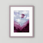 Mystic Watercolor Mountains