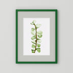 Watercolor Tall Succulent