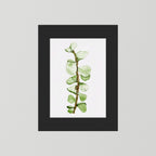 Watercolor Tall Succulent