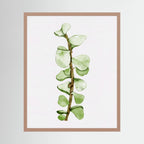 Watercolor Tall Succulent