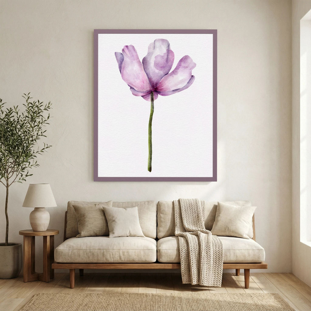 Watercolor Anemone 
