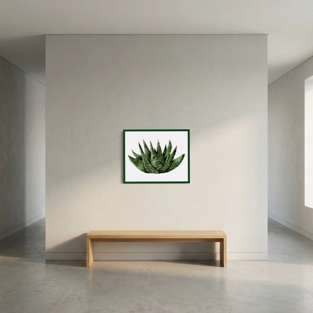 Watercolor Spiky Succulent