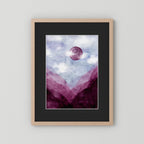 Mystic Watercolor Mountains