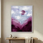 Mystic Watercolor Mountains