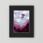 Mystic Watercolor Mountains