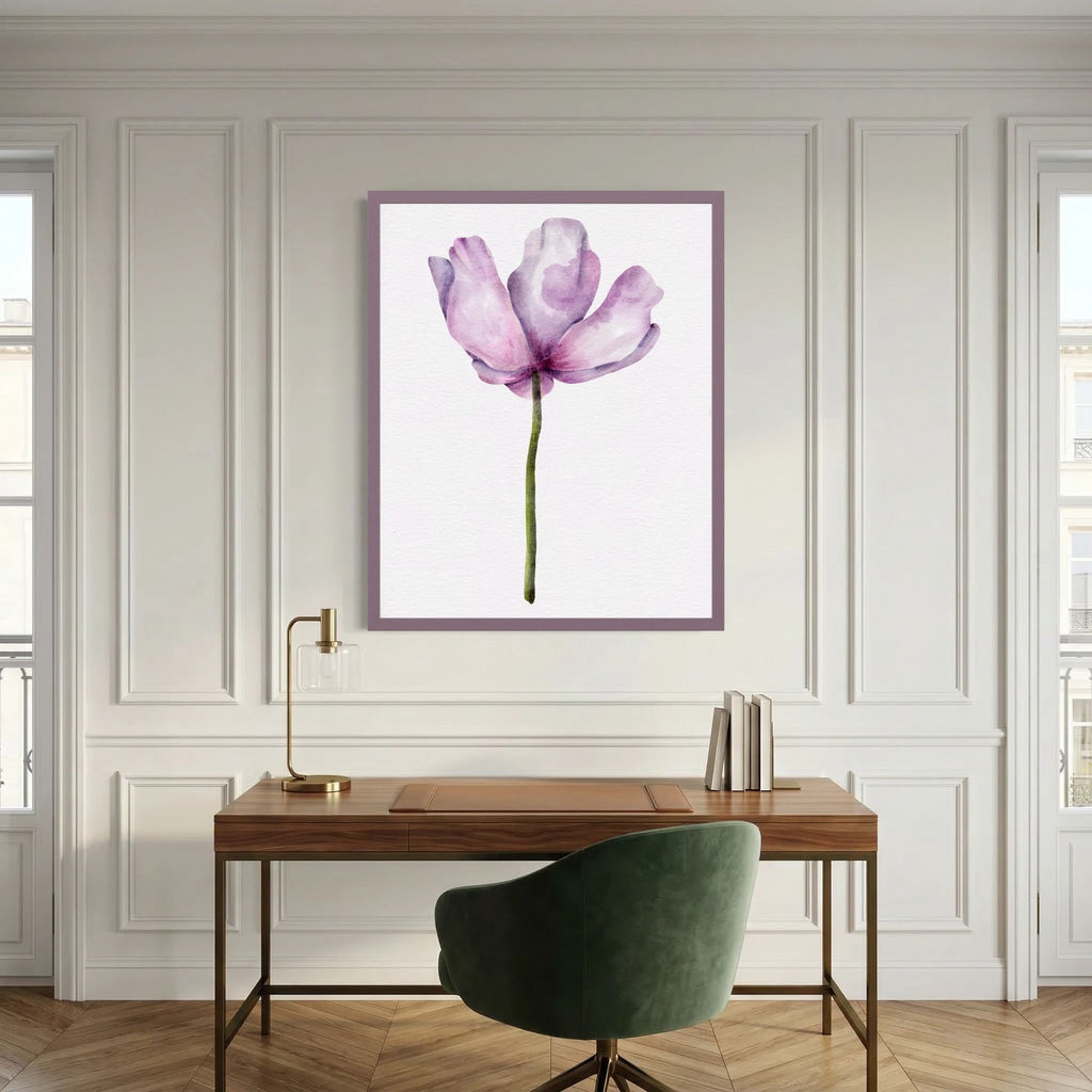 Watercolor Anemone 