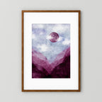 Mystic Watercolor Mountains