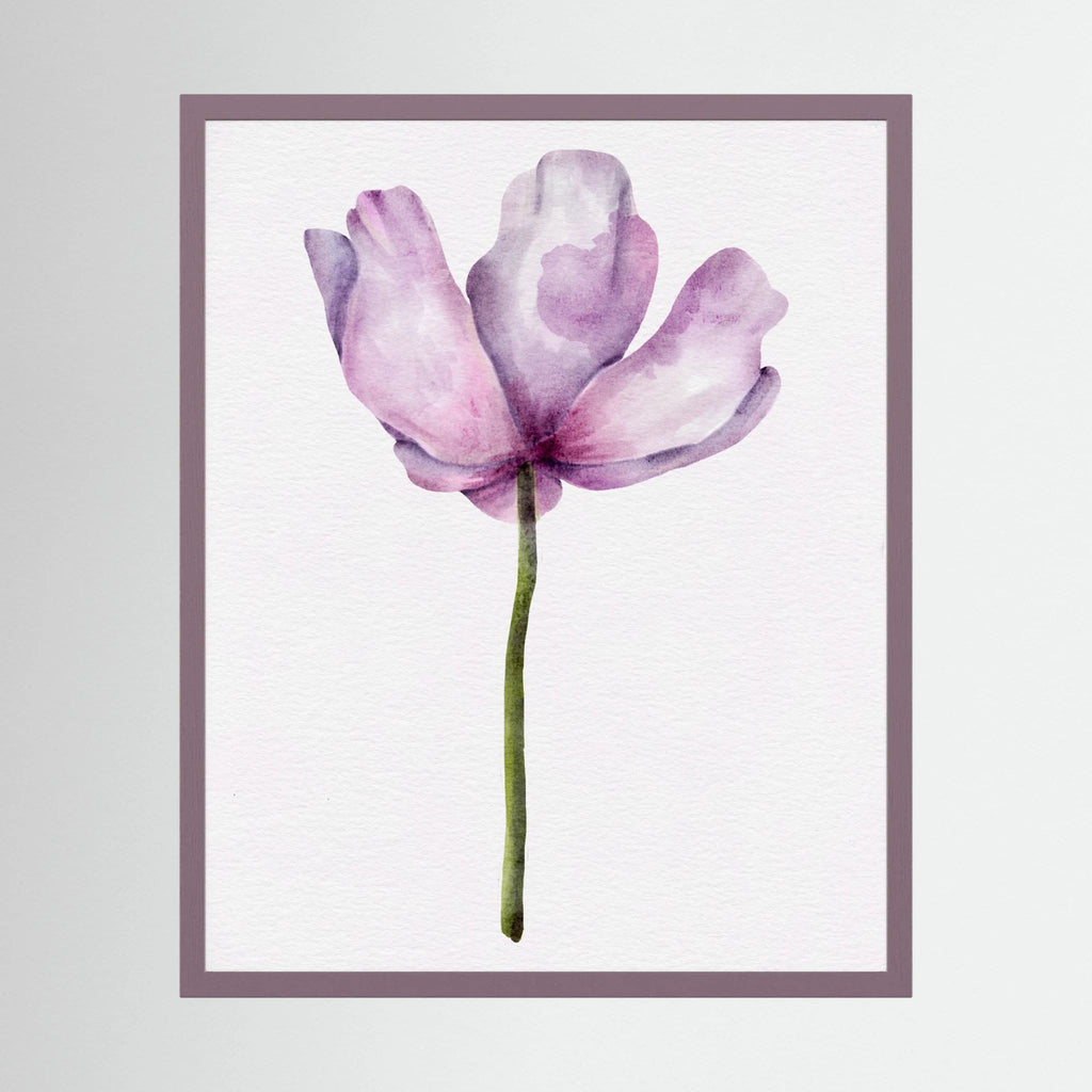 Watercolor Anemone 
