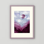 Mystic Watercolor Mountains