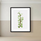 Watercolor Tall Succulent