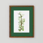 Watercolor Tall Succulent