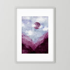 Mystic Watercolor Mountains